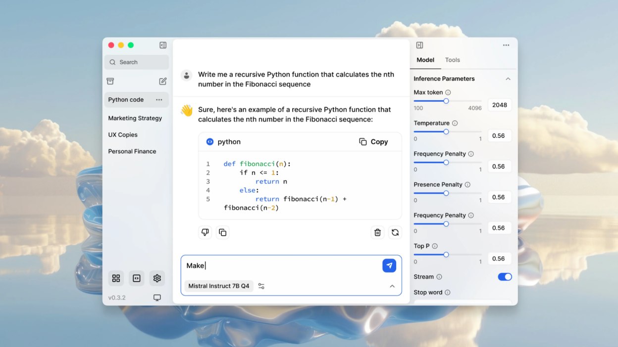 jan.ai is a lm studio alternative for mac