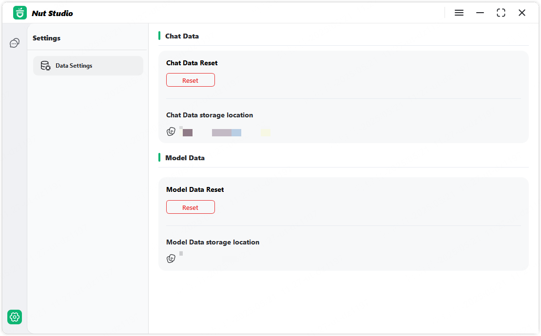 data setting