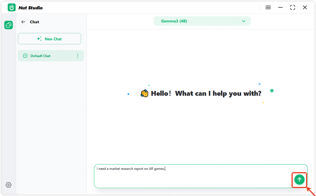 start an ai chat