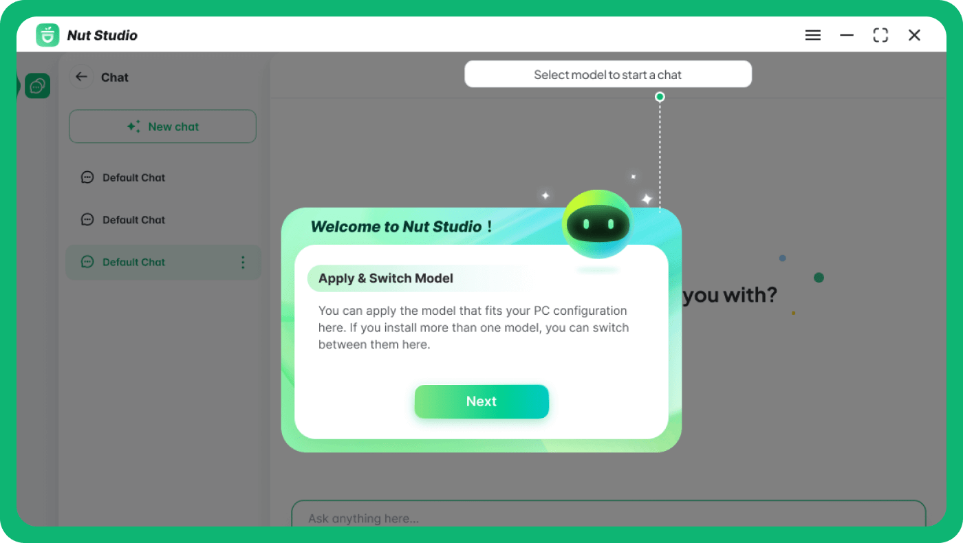 select and install your ai models