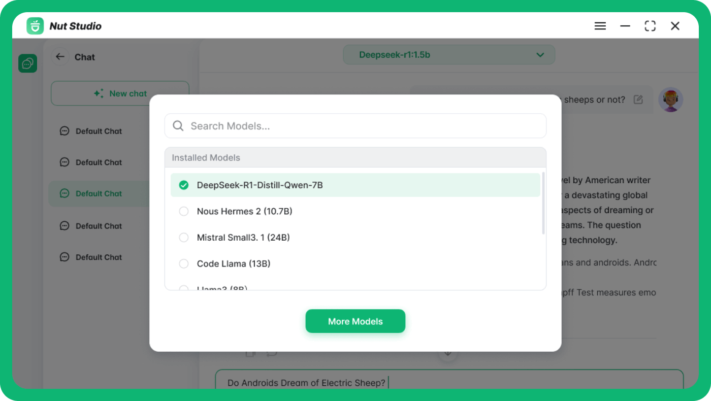 switch and customize ai models locally